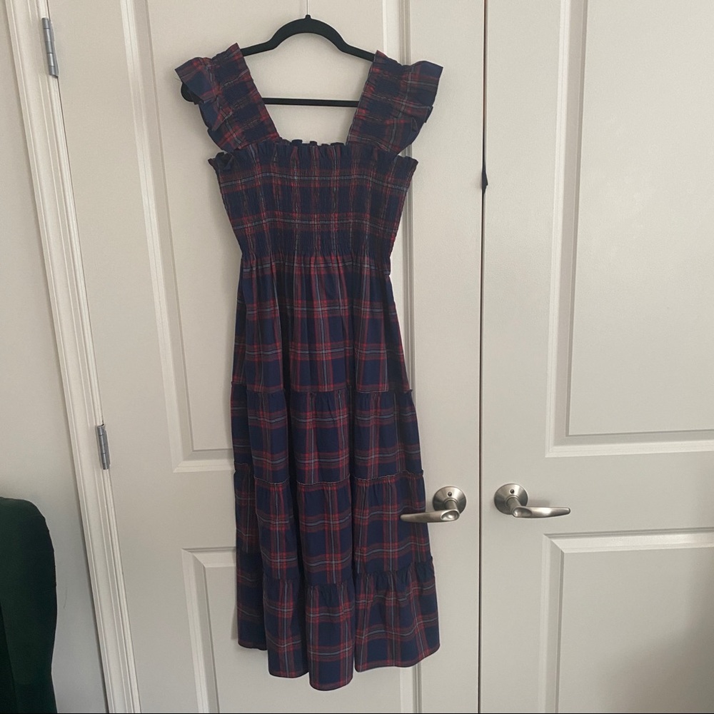 NWT Ellie Nap Dress in Iris Tartan